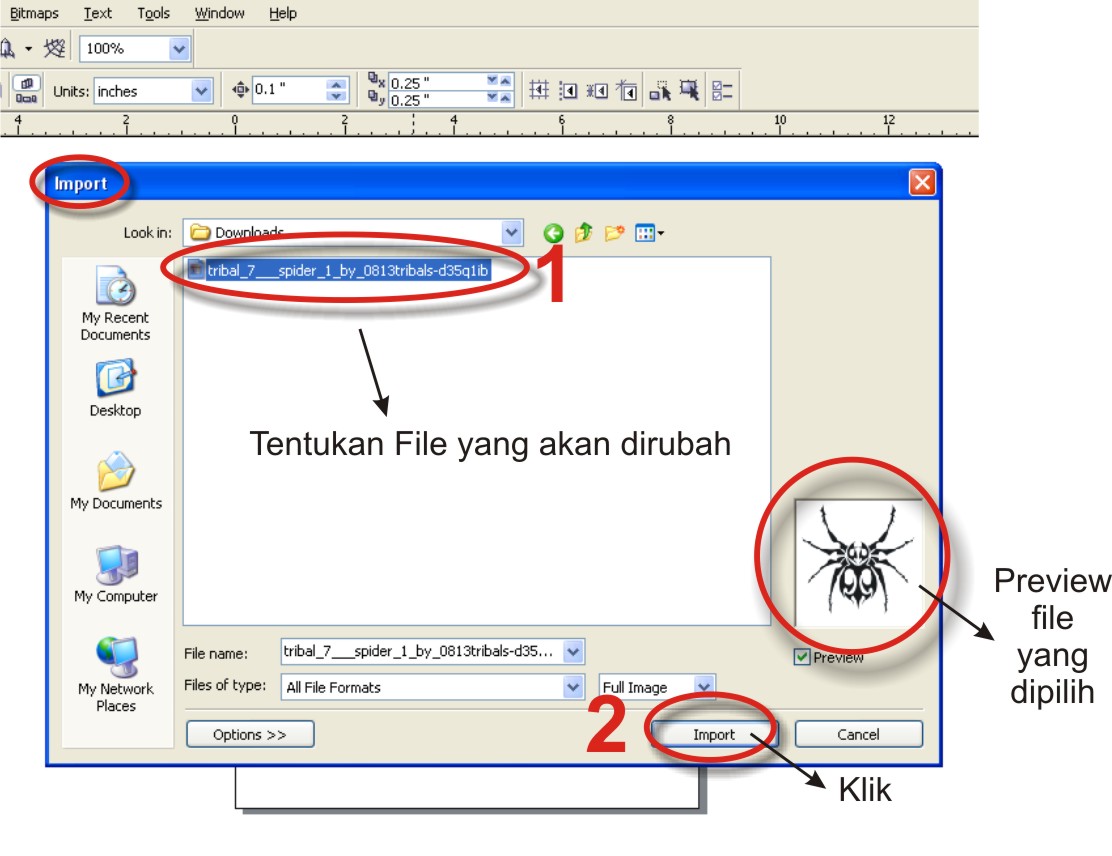 Detail Mengubah Corel Menjadi Gambar Nomer 23