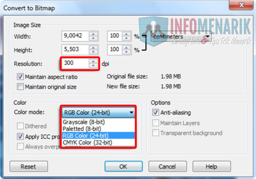 Detail Mengubah Corel Menjadi Gambar Nomer 4