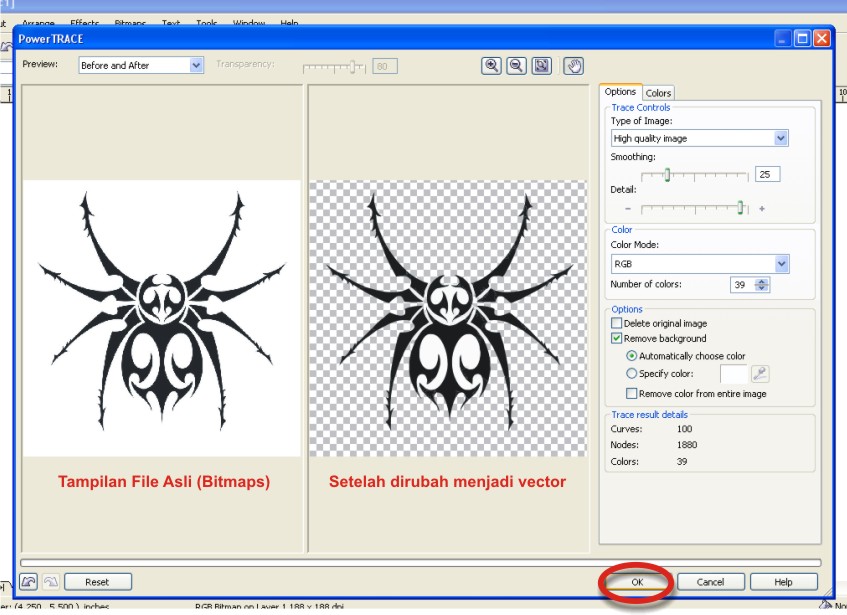 Detail Mengubah Corel Menjadi Gambar Nomer 27