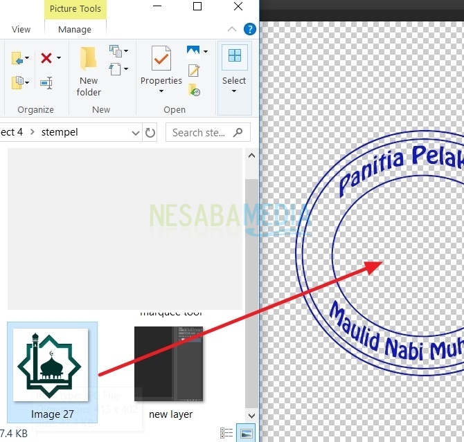 Detail Mengubah Gambar Menjadi Stempel Nomer 11