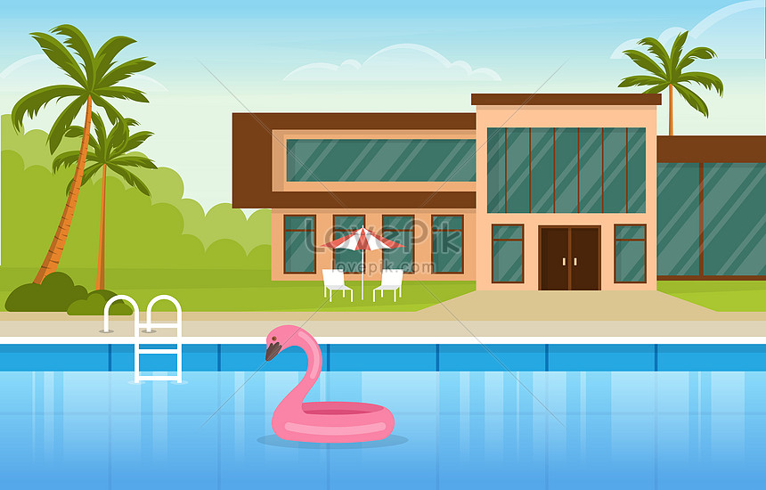 Detail Kolam Renang Vector Nomer 25