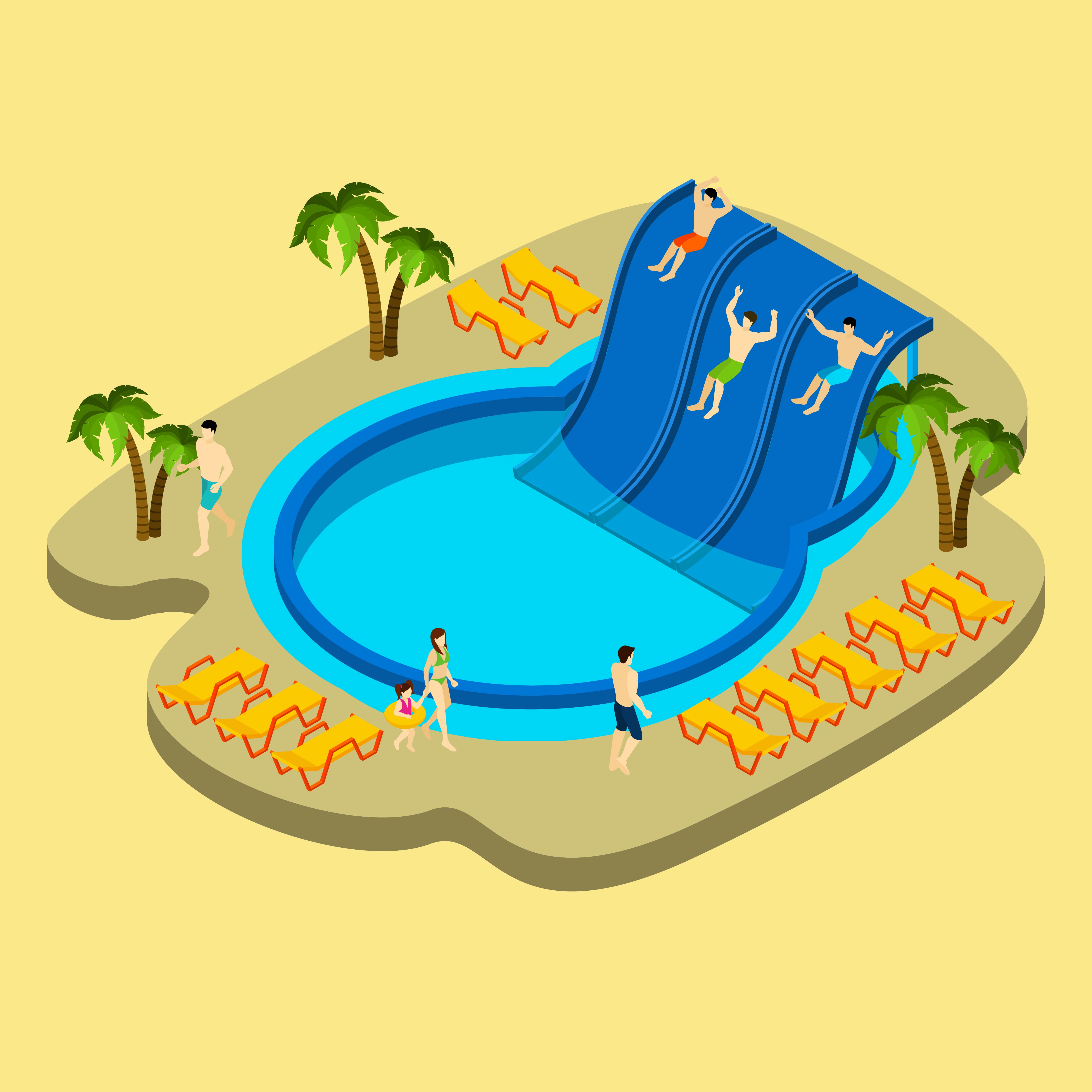 Detail Kolam Renang Vector Nomer 4