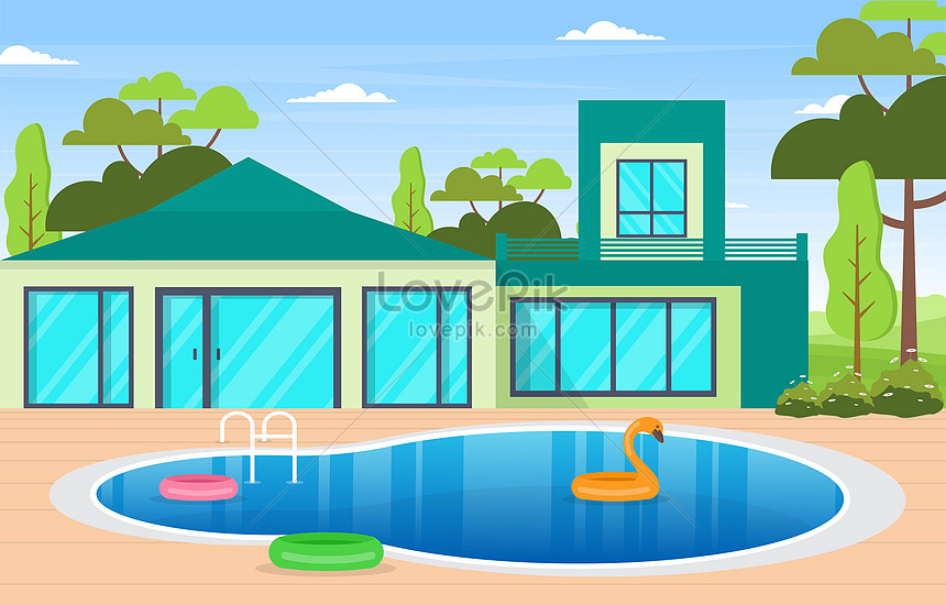 Detail Kolam Renang Vector Nomer 5