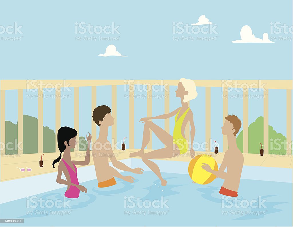 Detail Kolam Renang Vector Nomer 41