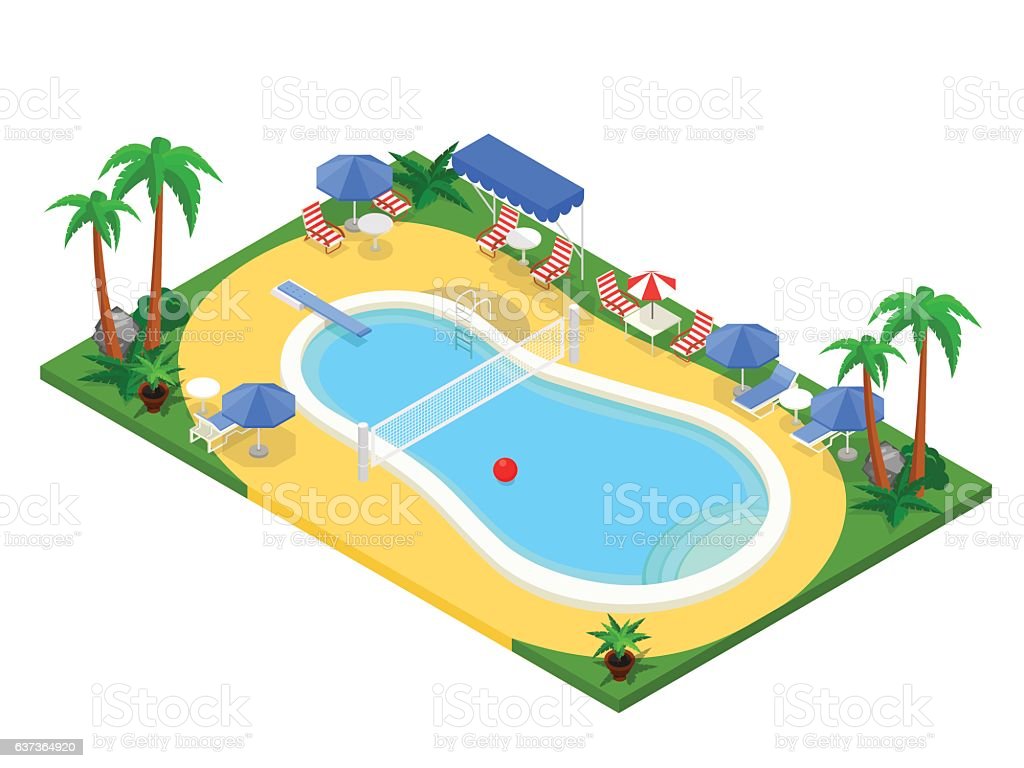 Detail Kolam Renang Vector Nomer 9