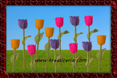 Detail Kolase Bunga Tulip Nomer 44