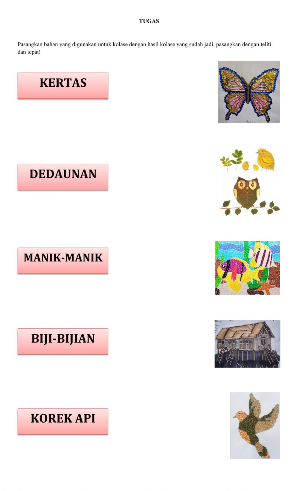 Detail Kolase Dari Korek Api Nomer 39