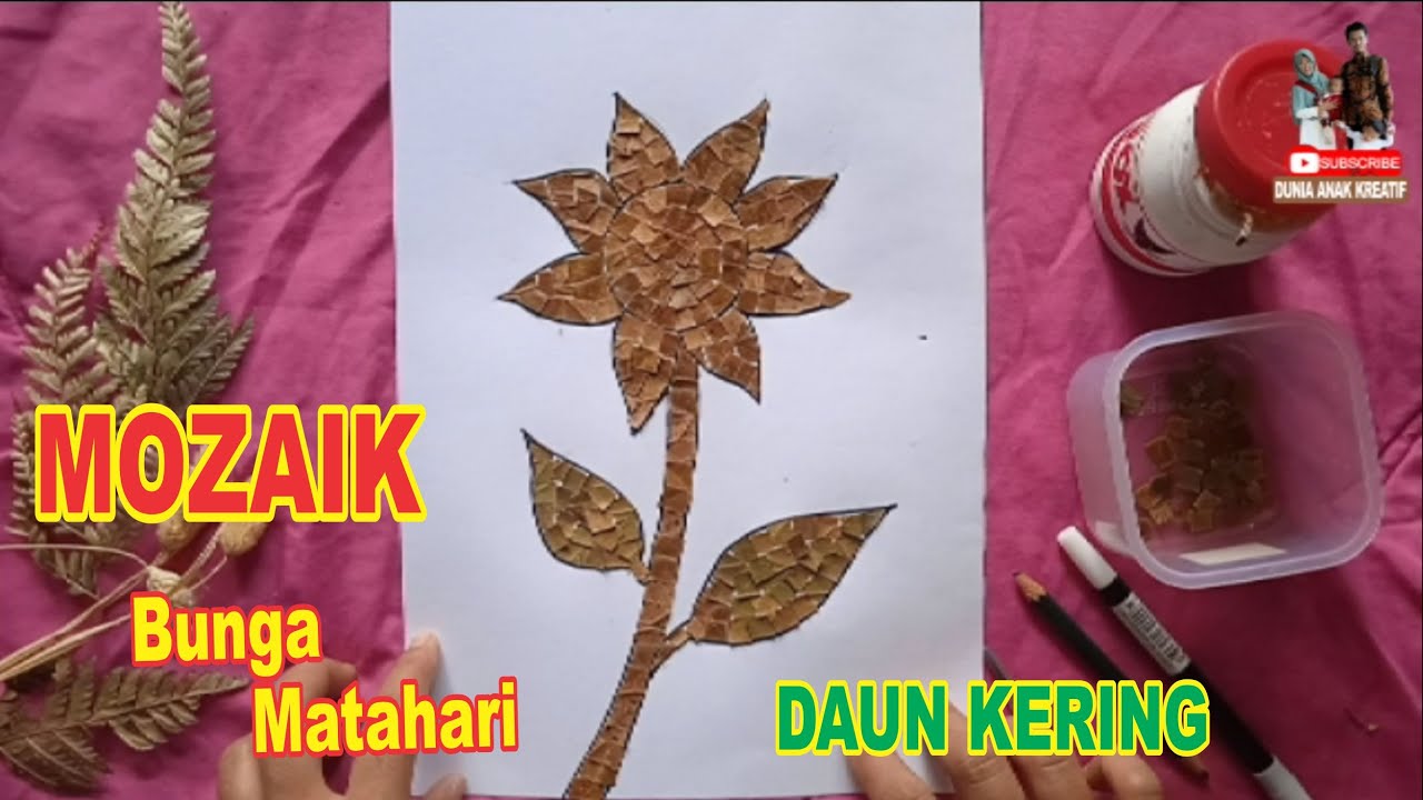 Detail Kolase Daun Kering Bunga Nomer 12