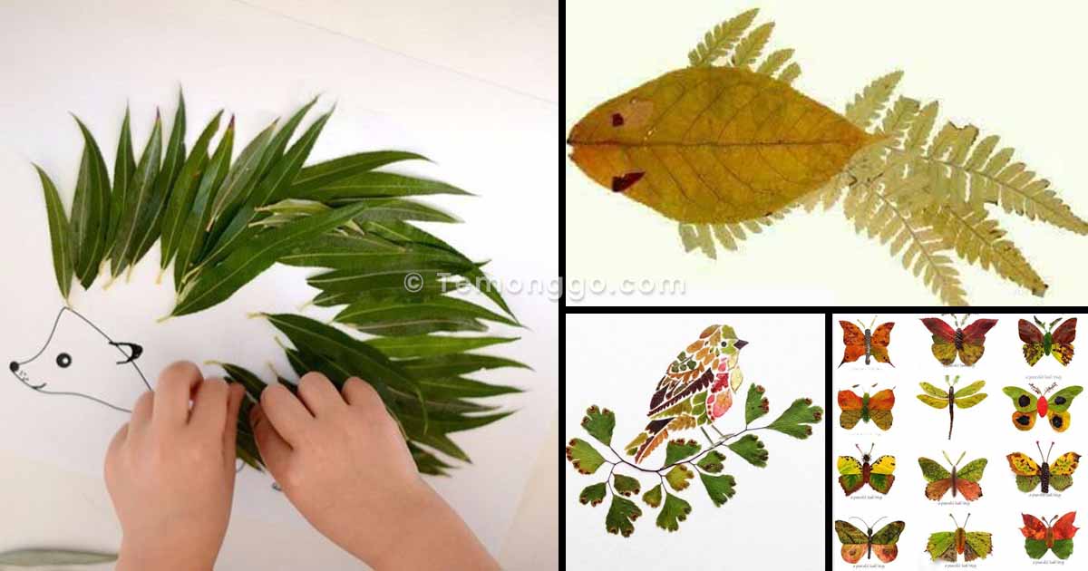 Detail Kolase Hewan Dari Daun Nomer 19