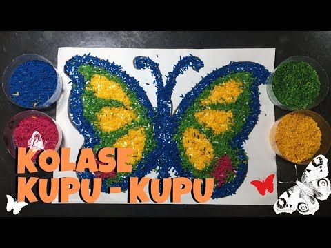 Detail Kolase Kupu Kupu Dari Kertas Origami Nomer 20