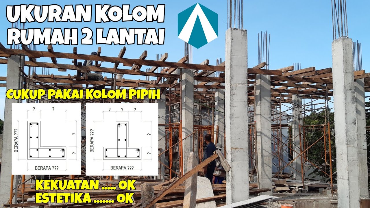 Detail Kolom Rumah 2 Lantai Nomer 2