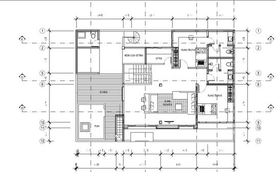 Detail Kolom Rumah 2 Lantai Nomer 29