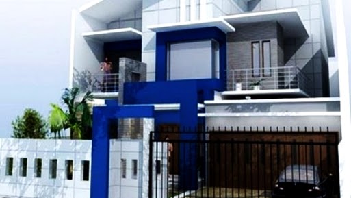 Detail Kombinasi Cat Rumah Warna Biru Nomer 18