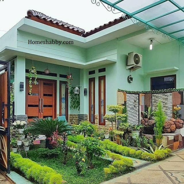 Detail Kombinasi Cat Rumah Warna Hijau Dan Coklat Nomer 13