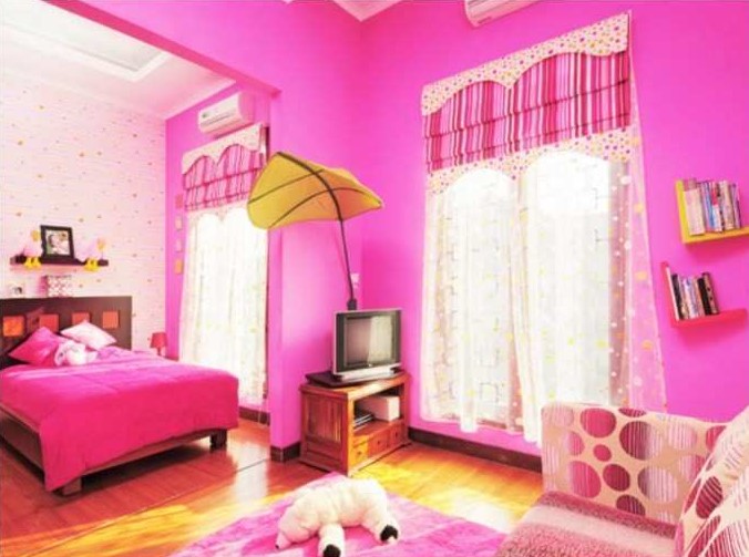 Detail Kombinasi Cat Rumah Warna Pink Nomer 27