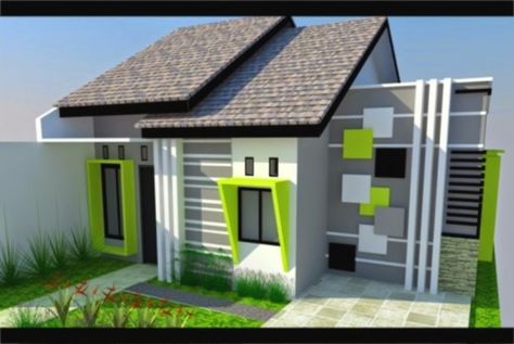 Detail Kombinasi Warna Cat Rumah Abu Abu Dan Hijau Nomer 2