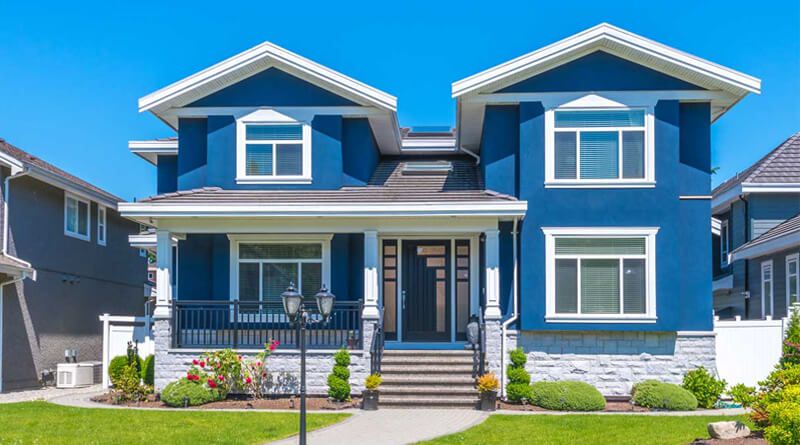 Detail Kombinasi Warna Cat Rumah Biru Nomer 34