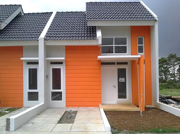 Detail Kombinasi Warna Cat Rumah Orange Nomer 12