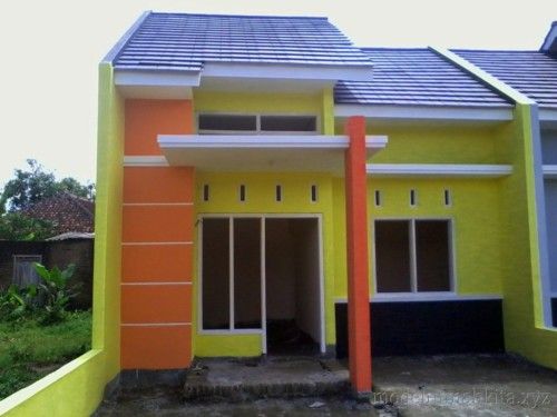 Detail Kombinasi Warna Cat Rumah Orange Nomer 3