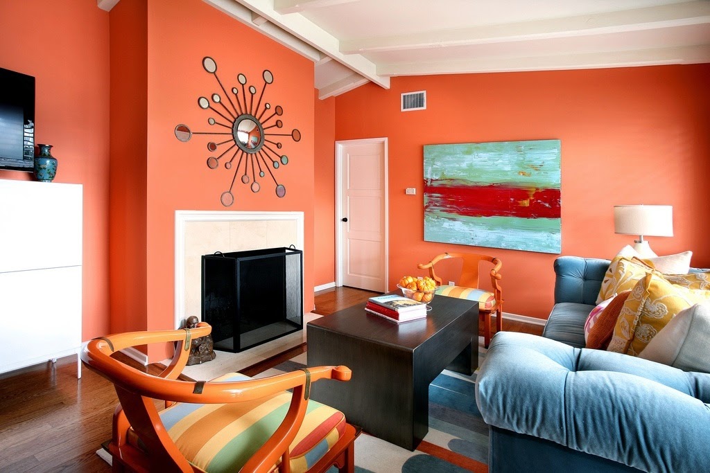 Detail Kombinasi Warna Cat Rumah Orange Nomer 28