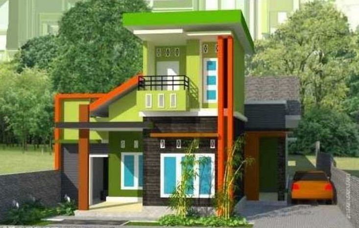 Detail Kombinasi Warna Cat Rumah Orange Nomer 32