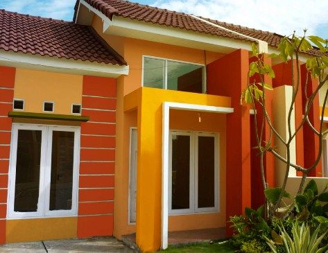 Detail Kombinasi Warna Cat Rumah Orange Nomer 7