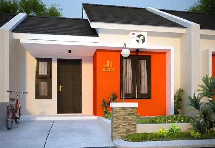 Detail Kombinasi Warna Cat Rumah Orange Nomer 8