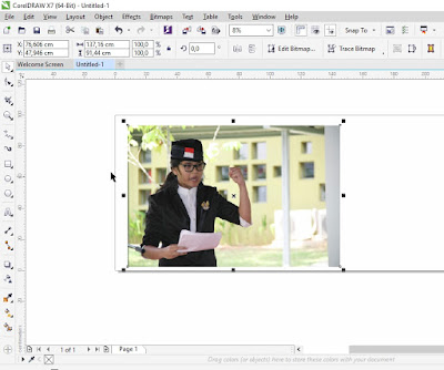 Mengunci Gambar Dicorel Draw - KibrisPDR