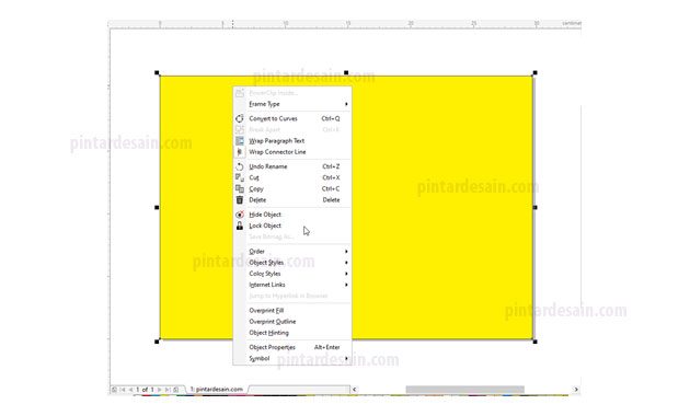 Detail Mengunci Gambar Dicorel Draw Tanpa Lock Object Nomer 15