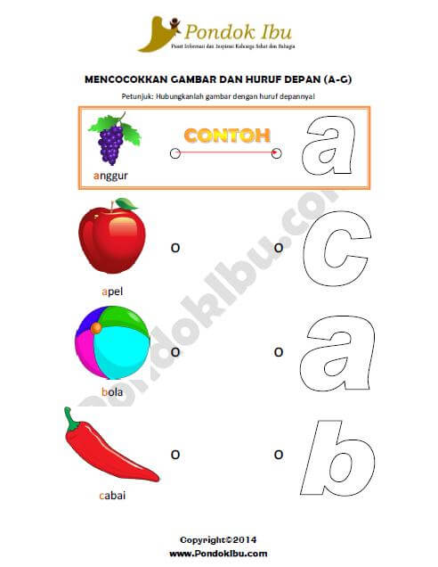 Detail Menjodohkan Kata Dengan Gambar Nomer 13