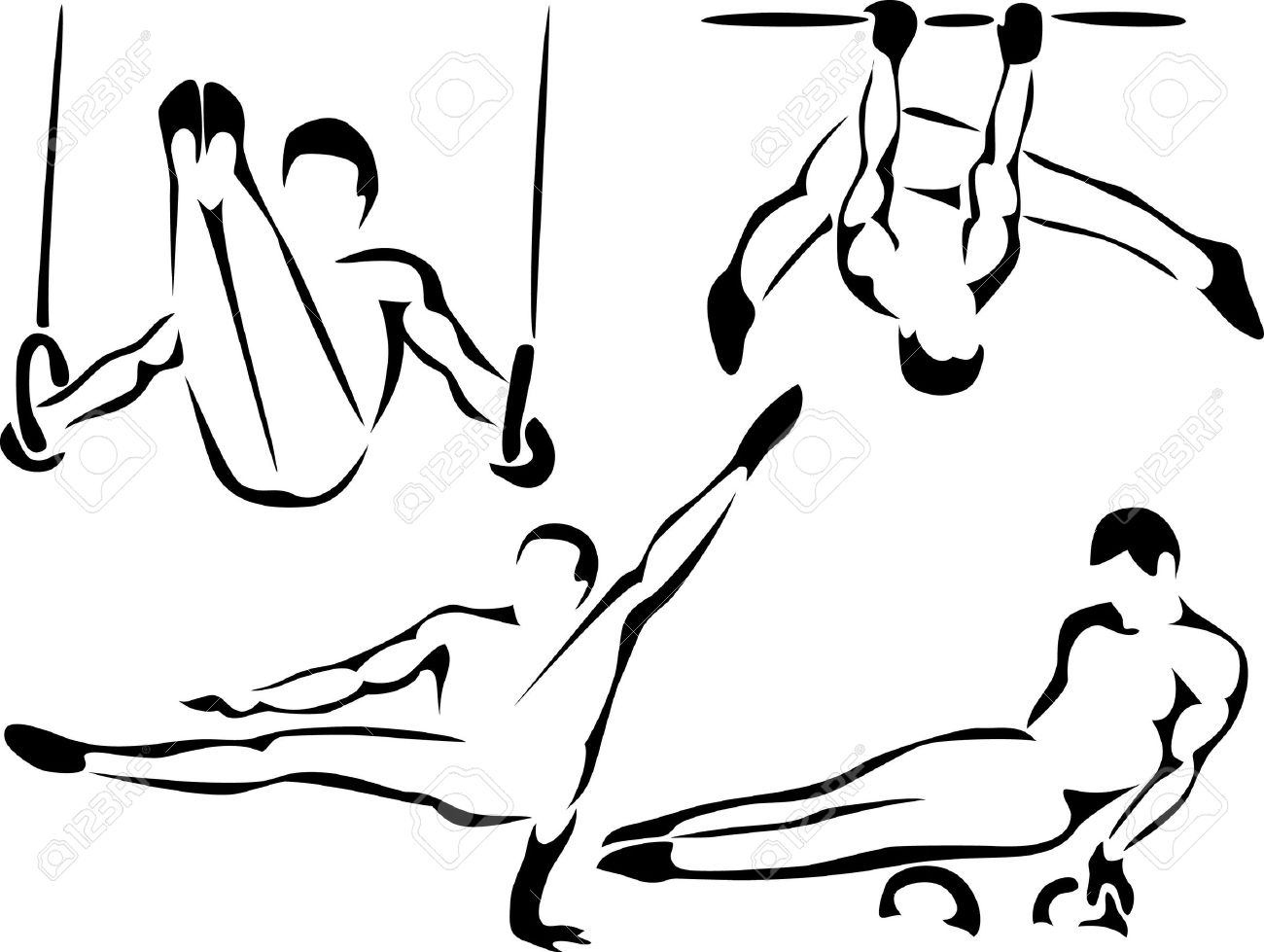 Detail Mens Gymnastics Clipart Nomer 16