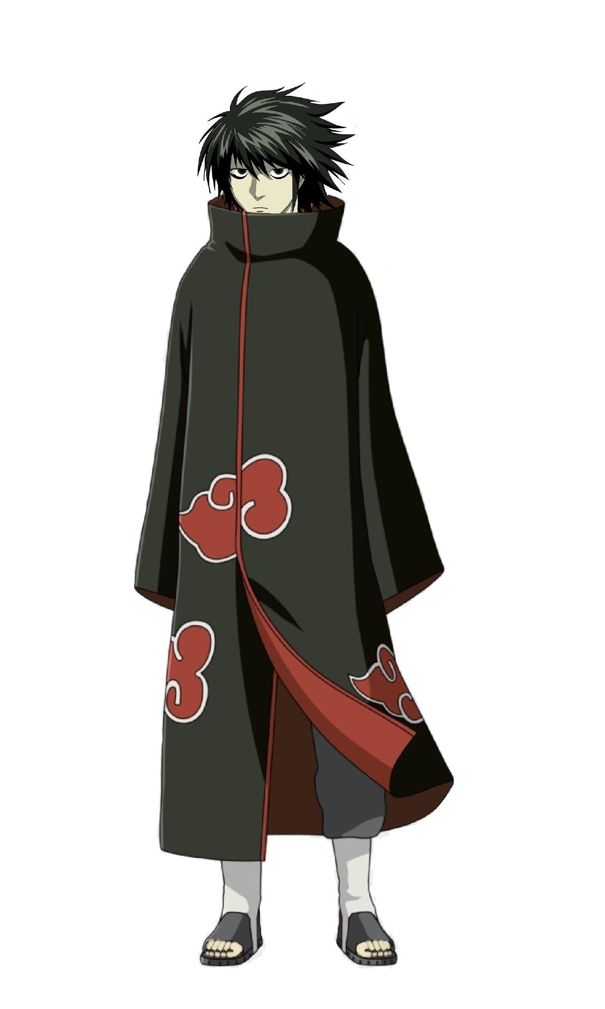 Detail Mentahan Baju Akatsuki Nomer 2