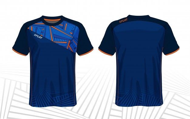 Detail Mentahan Baju Futsal Polos Depan Belakang Nomer 2