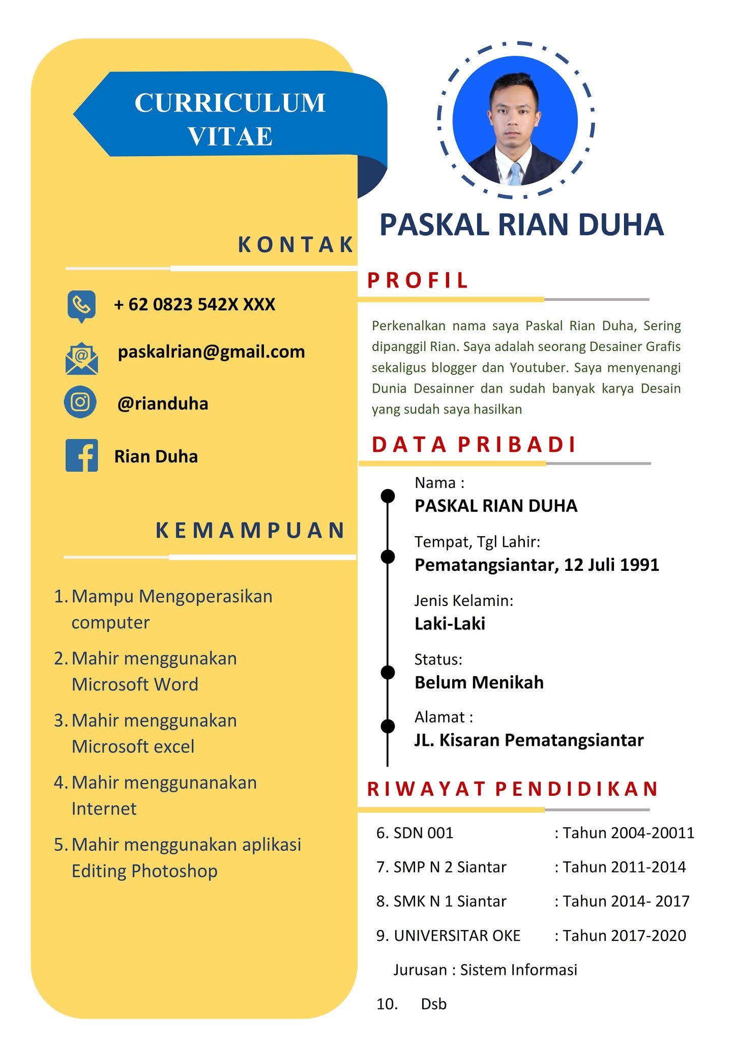 Detail Mentahan Cv Lamaran Kerja Nomer 15