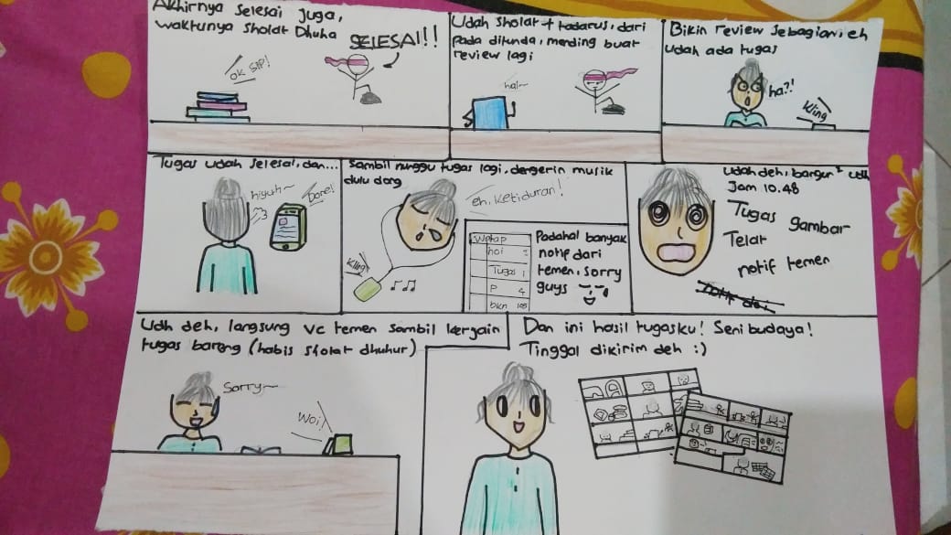 Detail Komik Kegiatan Sehari Hari Nomer 19