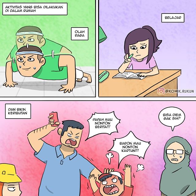 Detail Komik Kegiatan Sehari Hari Nomer 3