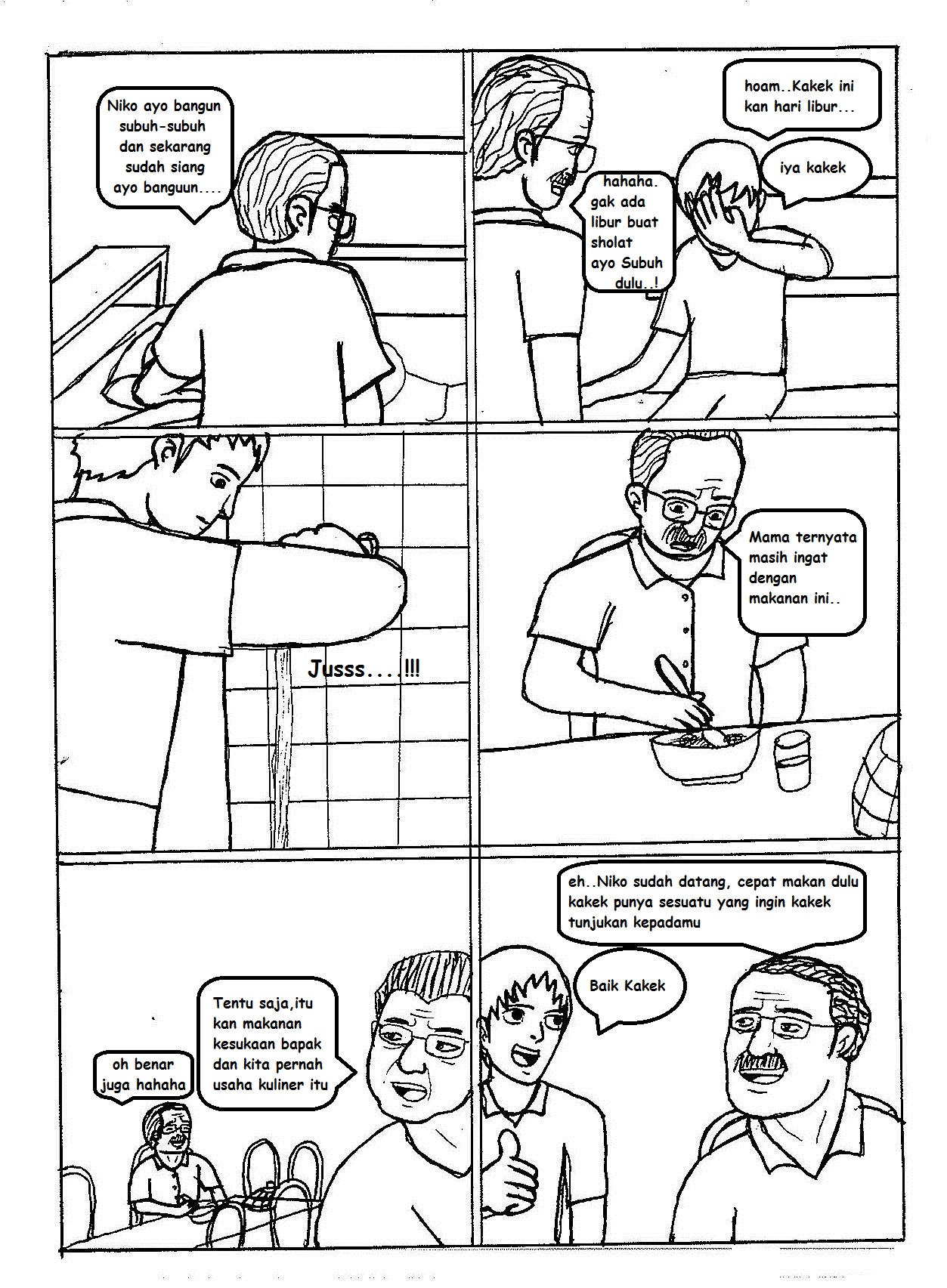 Detail Komik Kegiatan Sehari Hari Nomer 41