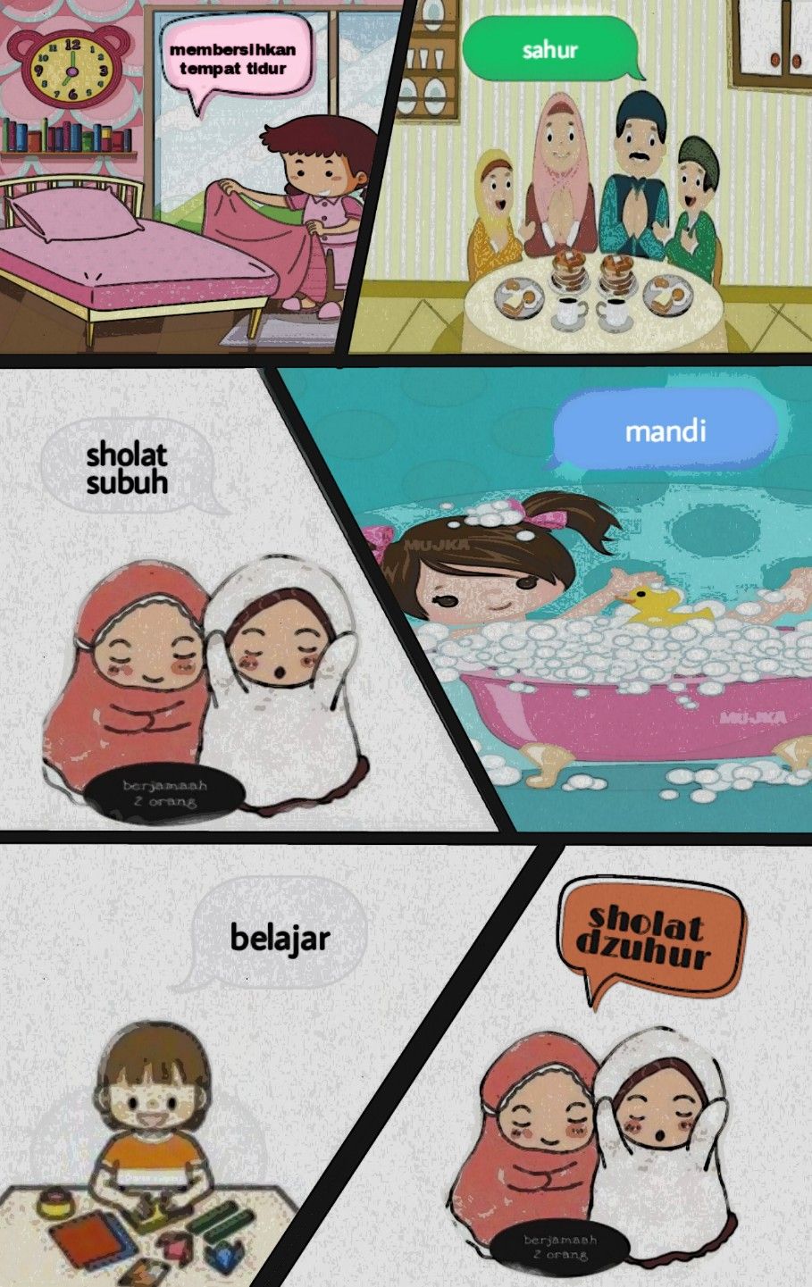 Detail Komik Kegiatan Sehari Hari Nomer 7