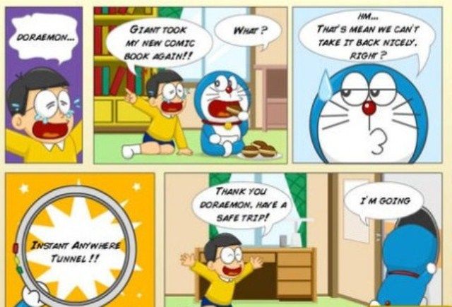 Detail Komik Lucu Doraemon Berwarna Nomer 7