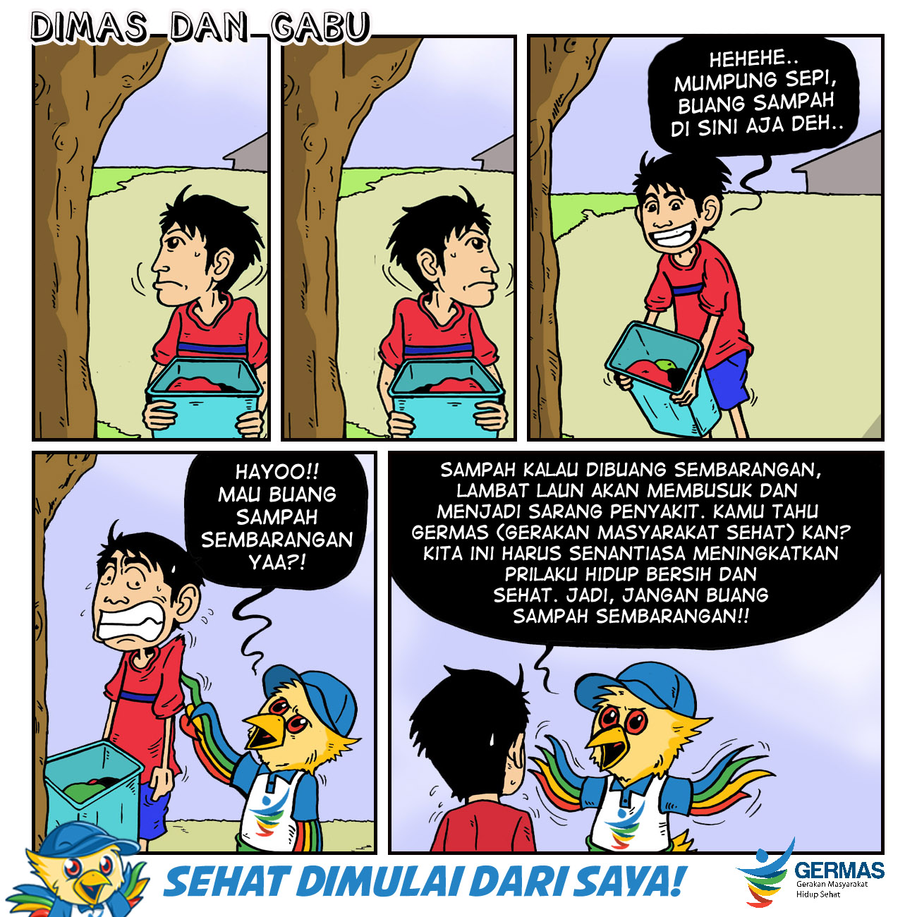 Detail Komik Membuang Sampah Pada Tempatnya Nomer 3