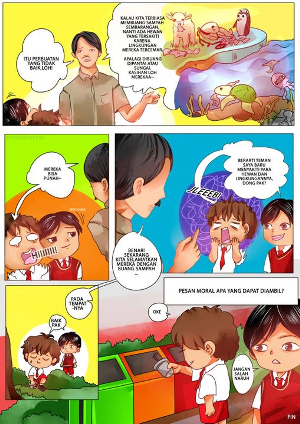 Detail Komik Membuang Sampah Pada Tempatnya Nomer 39