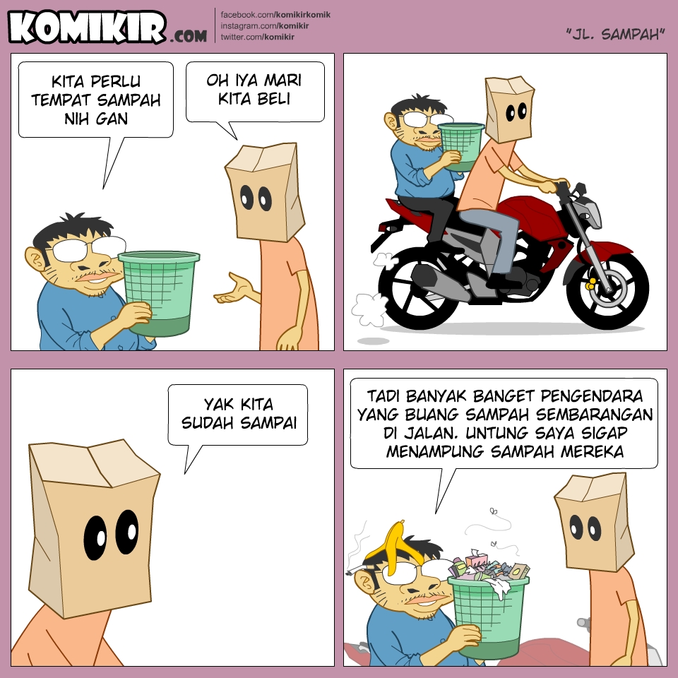 Detail Komik Membuang Sampah Pada Tempatnya Nomer 9