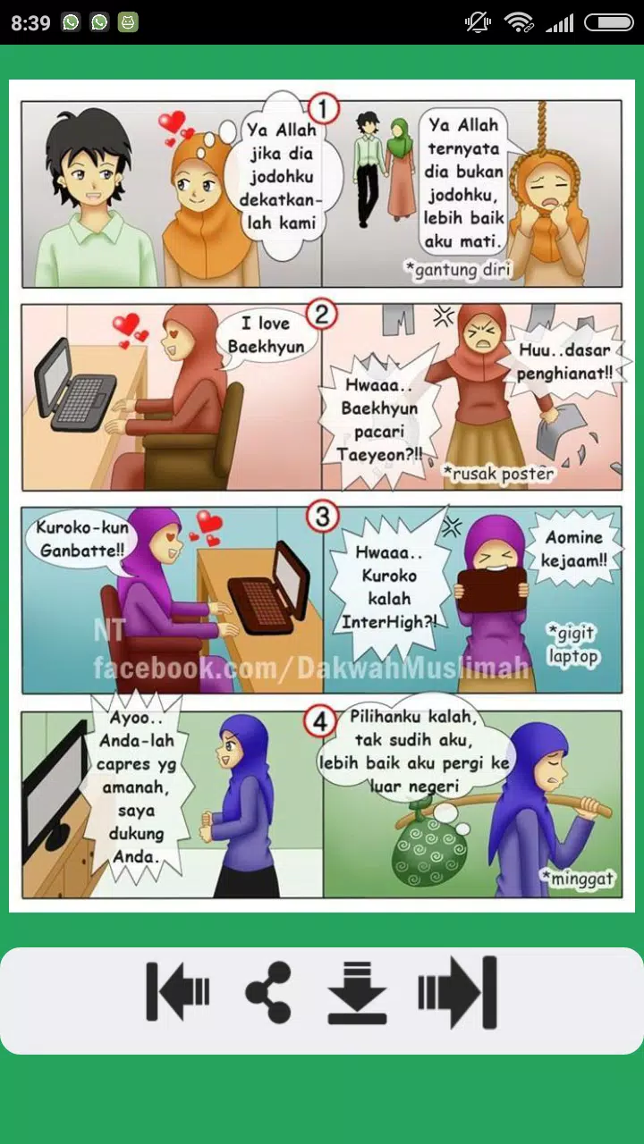 Detail Komik Muslimah Lucu Nomer 33