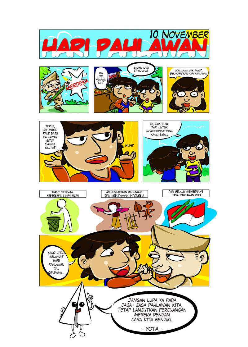 Komik Tentang Hari Pahlawan - KibrisPDR