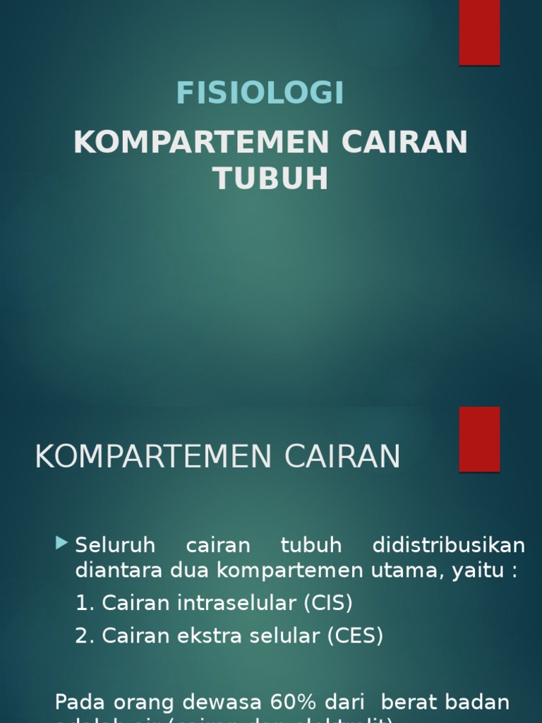 Detail Kompartemen Cairan Tubuh Nomer 25