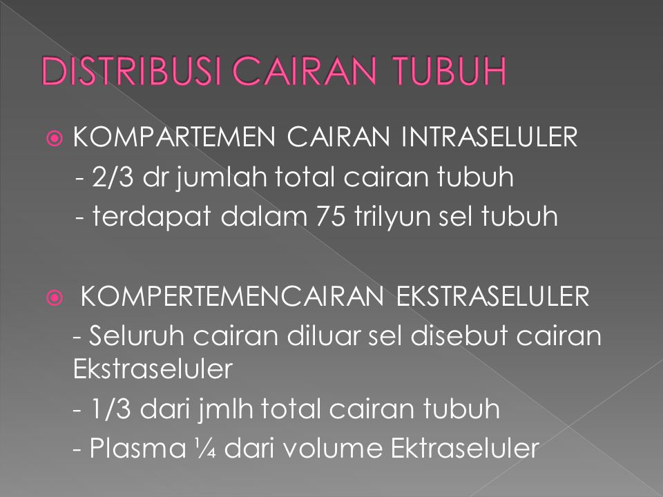 Detail Kompartemen Cairan Tubuh Nomer 29