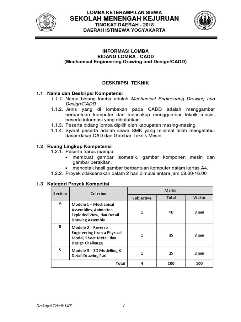 Detail Kompetisi Gambar Cad Nomer 14