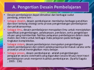 Detail Komponen Desain Pembelajaran Nomer 11