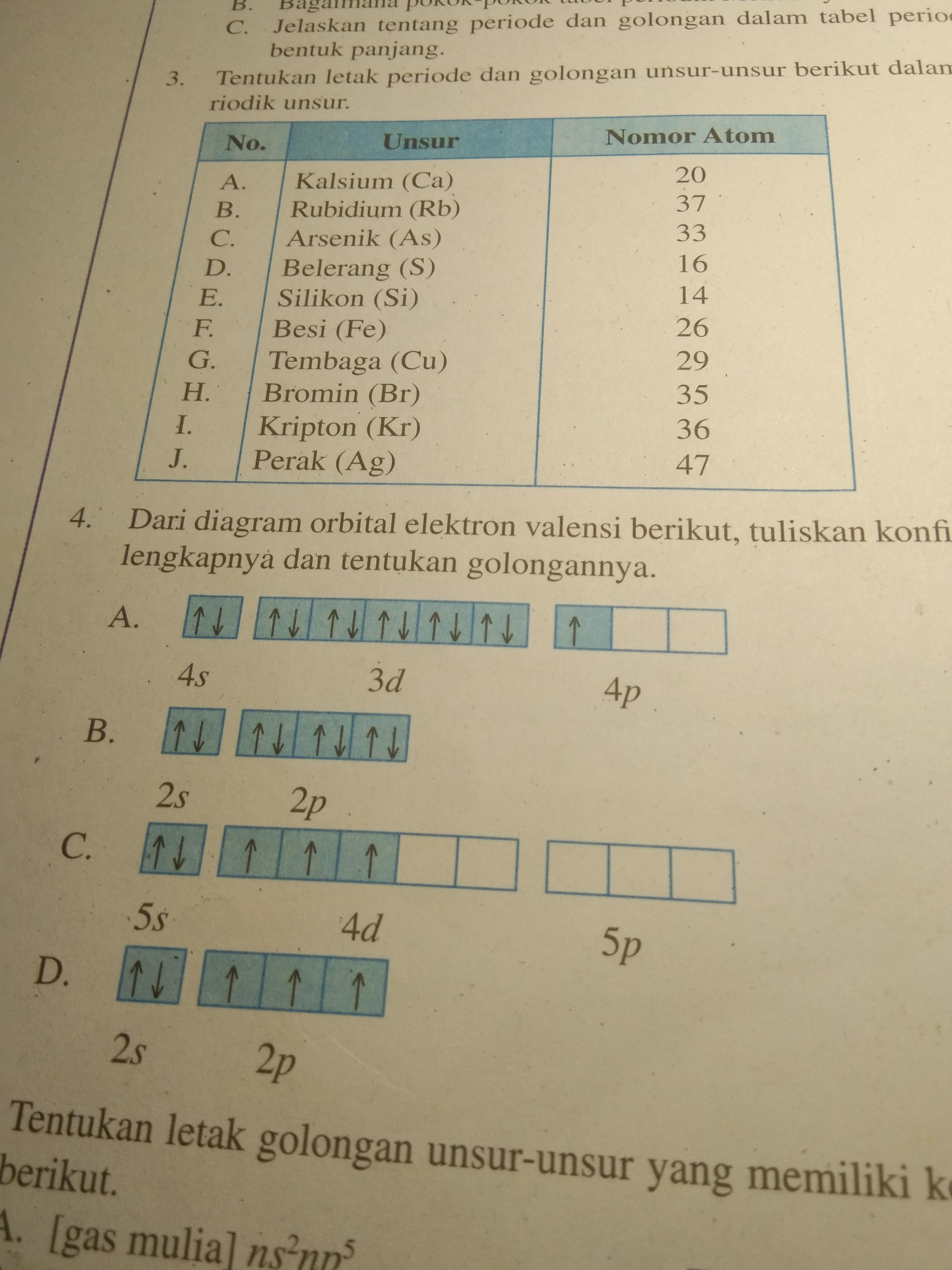 Detail Konfigurasi Elektron Dan Diagram Orbital Nomer 38