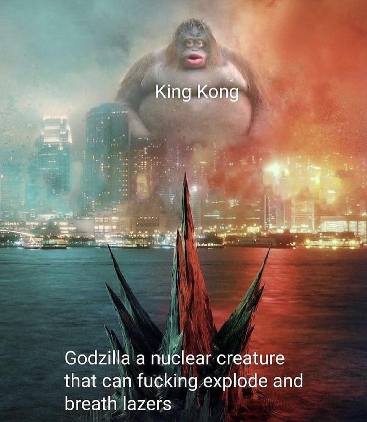 Detail Kong Vs Godzilla Meme Nomer 54